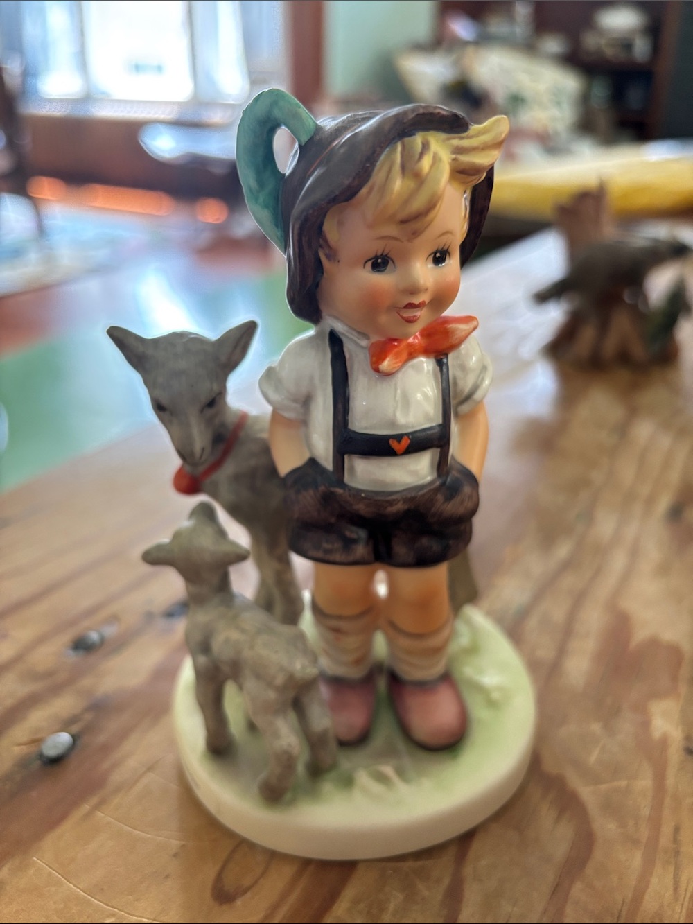 Vintage Goedel signed Little Goat Herder